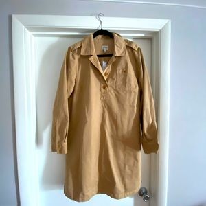 J. Crew Utility Shirtdress in Broken-In Chino